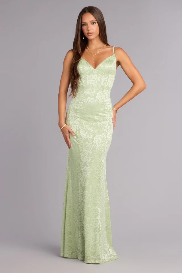 Alex Floral Tie-Back Formal Dress | Windsor Stores