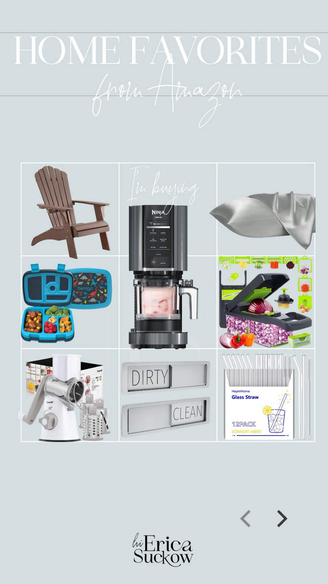 Some of my home favorites from Amazon that are included in the prime day sale! This chopper and cheese grater have changed the time spent in the kitchen. I love my silk pillowcase and it’s under $10 and I am purchasing this ninja creamy this year! Bento boxes are perfect for summers on the go or back to school packing lunch!


#LTKSaleAlert #LTKHome #LTKSummerSales
