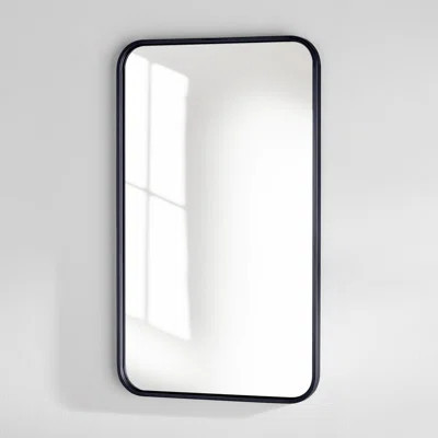 Sabine Metal Rounded Rectangle Wall Mirror | Wayfair North America