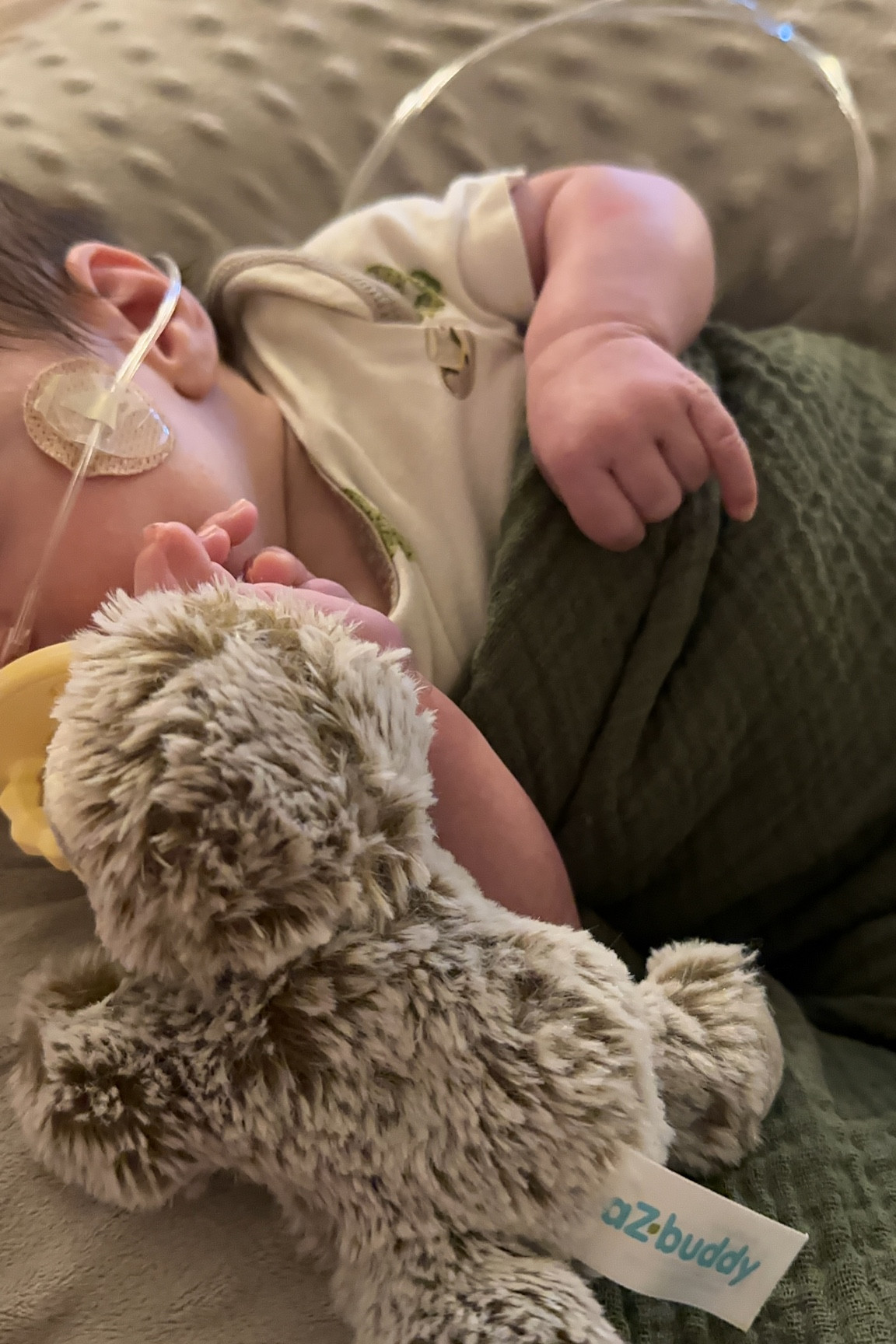 My two month old baby sleeping all snug and warm with his sloth pacifier buddy. I’ve used these with all three of my kids and they’re great for helping keep the pacifier in place while they’re building up their mouth muscles  

Amazon Finds | Newborn Baby | Kyte Baby | Little Unicorn | Bamboo | Baby Boy | Baby Products 

#LTKKids #LTKBaby #LTKBump