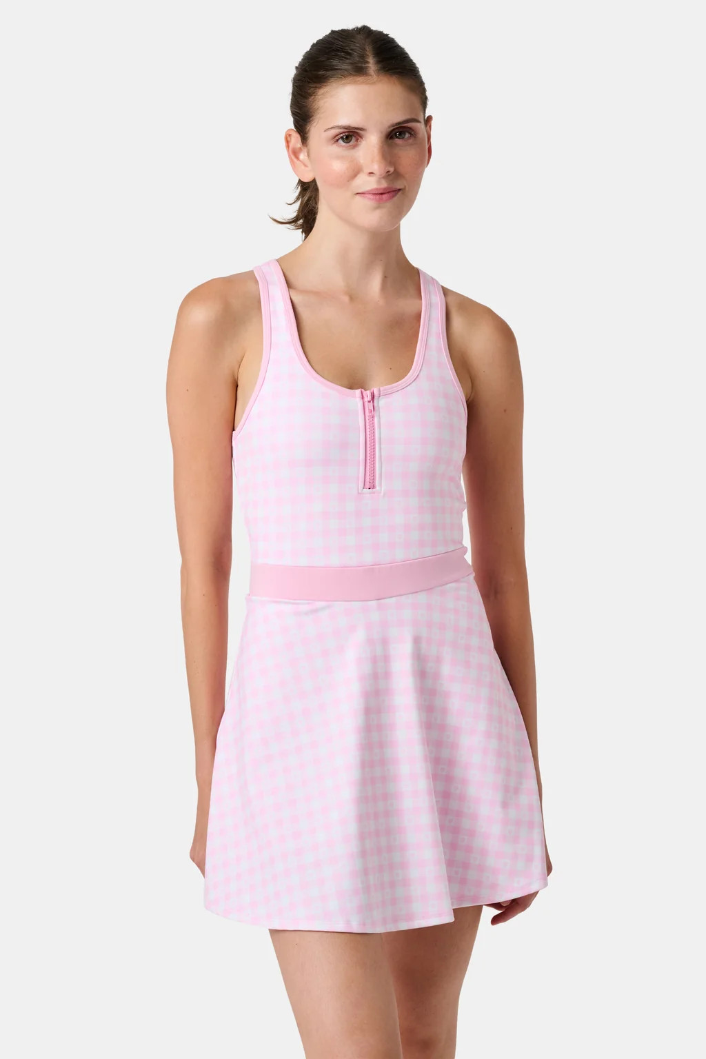 Gingham Hearts Becky Active Dress | Roller Rabbit