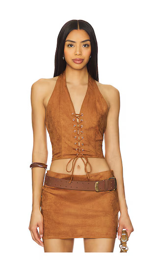Delphi Top in Tan | Revolve Clothing (Global)