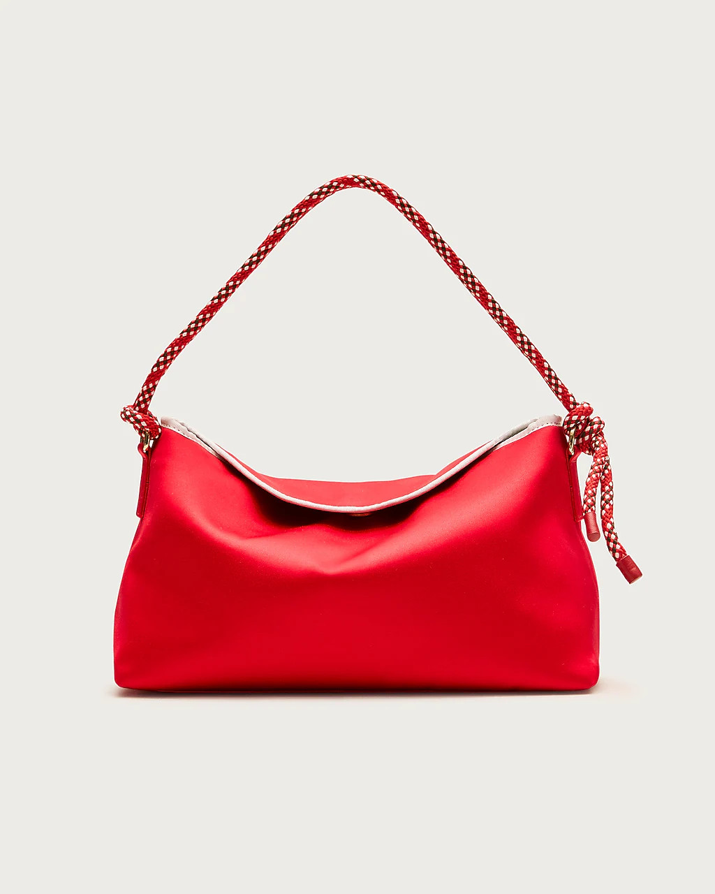 Berkeley small satin shoulder bag with rope strap | J. Crew US