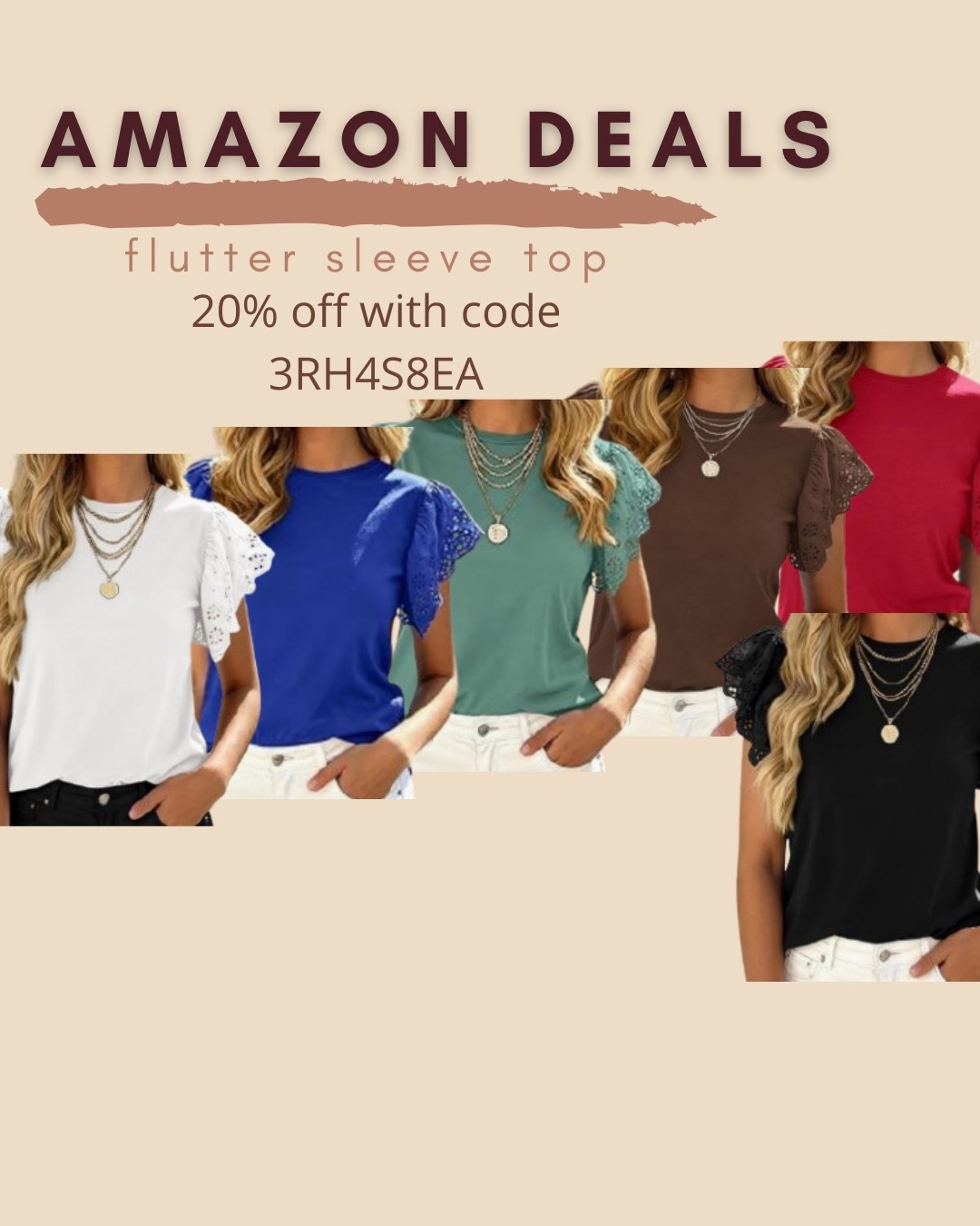 $19 ends 5/12

Amazon fashion
Amazon deals
Flutter sleeve top

#LTKSaleAlert