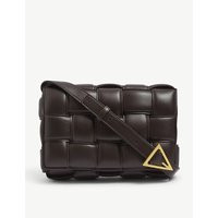 Padded Cassette intrecciato leather cross-body bag | Selfridges