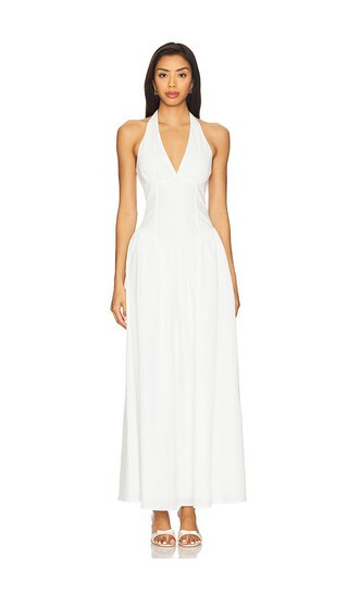 MORE TO COME x Yhasmina Ferrara Bexley Maxi Dress in White. - size XS | Revolve Clothing (Global)