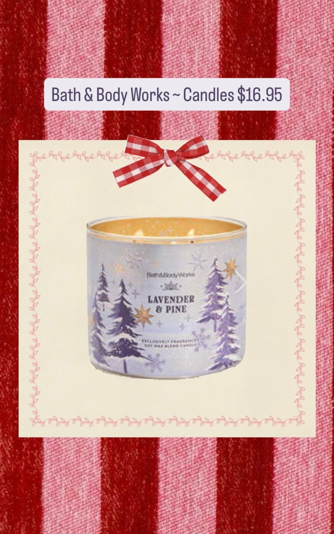 Fill your home with the scents of the season! Bath & Body Works candles are on sale $16.95! 🕯️

#LTKGiftGuide #LTKHome #LTKHoliday