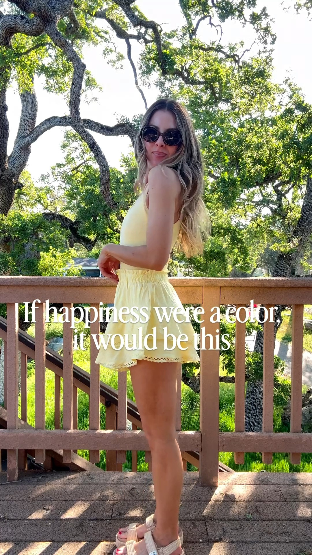 My faveeeee color to wear in the spring and summer!!! And this skirt might be the most flattering piece of clothing I own. I have it in sooo many colors and wear them nonstop in the spring and summer. 
.
.
.
Amazon style Amazon outfits every day, style butter, yellow outfits, flattering outfit, skort outfit, mom style 