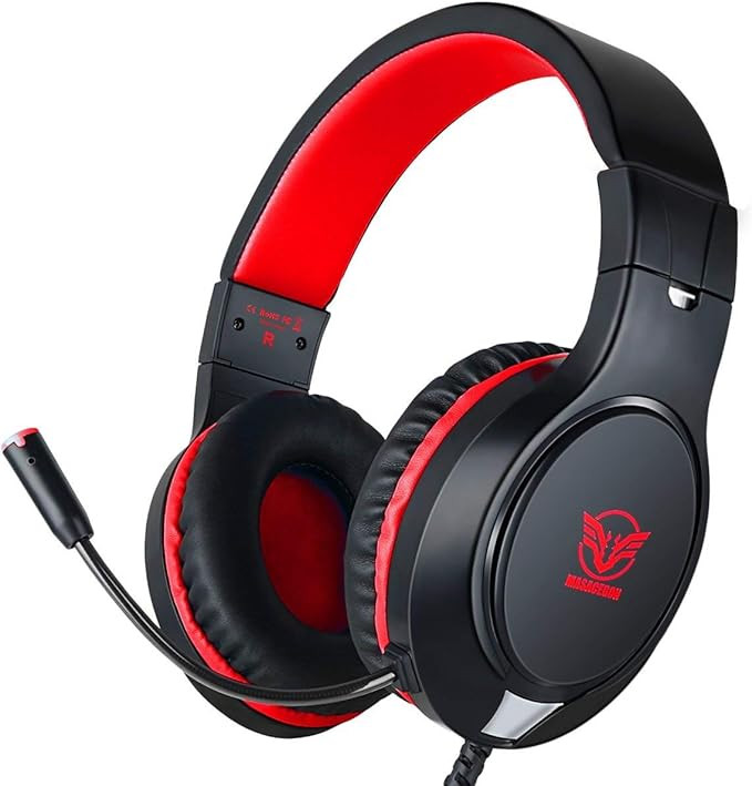 Gaming Headset for Nintendo Switch, Xbox One, PS4, PS5, Bass Surround and Noise Cancelling with F... | Amazon (US)