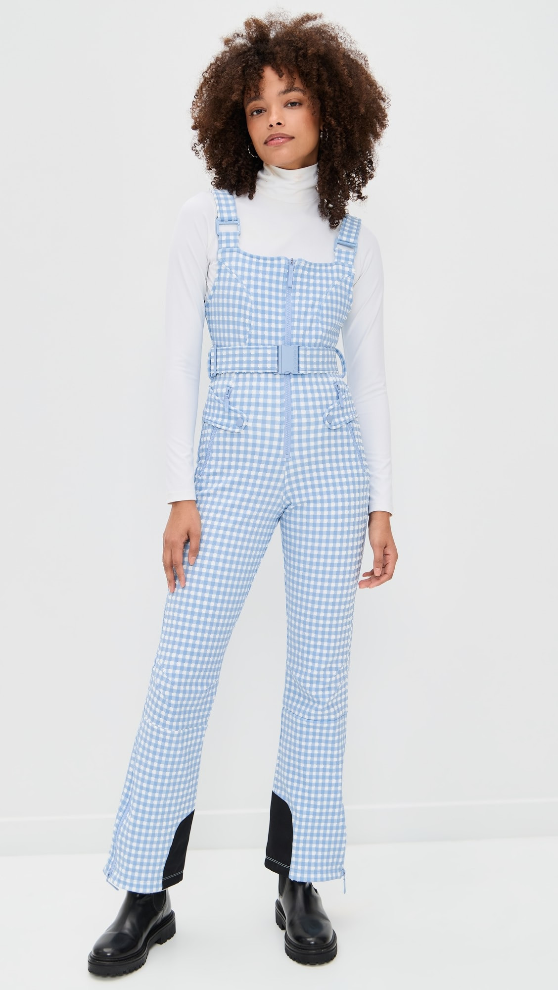Fernie Gingham Bib Suit | Shopbop
