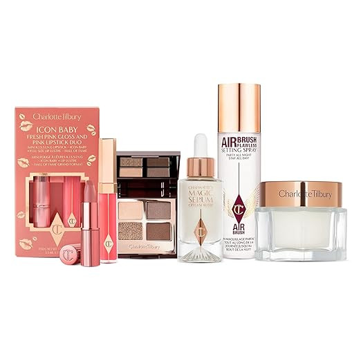 Charlotte Tilbury Holiday Beauty Set - Airbrush Flawless Setting Spray 100ml, Charlotte's Magic C... | Amazon (US)