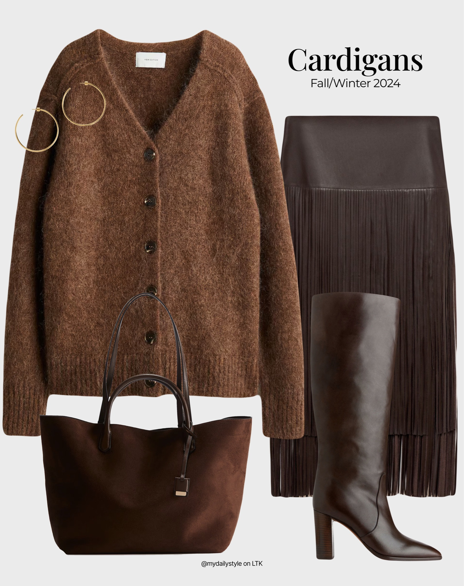 Brown mohair cardigan styling for your transitional fall looks 🖤

Check out more styling ideas in my profile. 

Tags: knit cardigan, mohair cardigan, fall style, pre-fall, autumn style, fall outfit, autumn outfit, fall fashion, autumn fashion, easy styling, simple everyday look, chic & basic outfit, Parisian look, casual outfit, capsule wardrobe, office look, brunch style, high street. 

#LTKwinter #LTKstyletip #LTKautumn