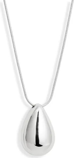 Polished Teardrop Pendant Necklace | Nordstrom