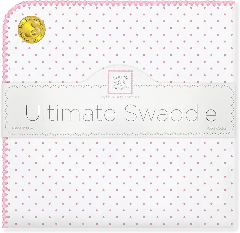 SwaddleDesigns Large Receiving Blanket, Ultimate Swaddle for Baby Boys, Girls, Softest US Cotton ... | Amazon (US)
