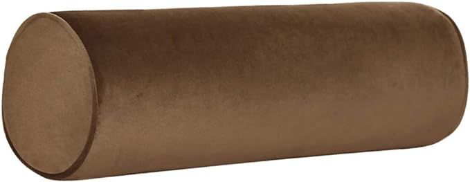Memory Foam Roll Pillow for Knee/Leg/Neck - Full Moon Bolster/Round Cylinder Pillow for Sleeping ... | Amazon (US)