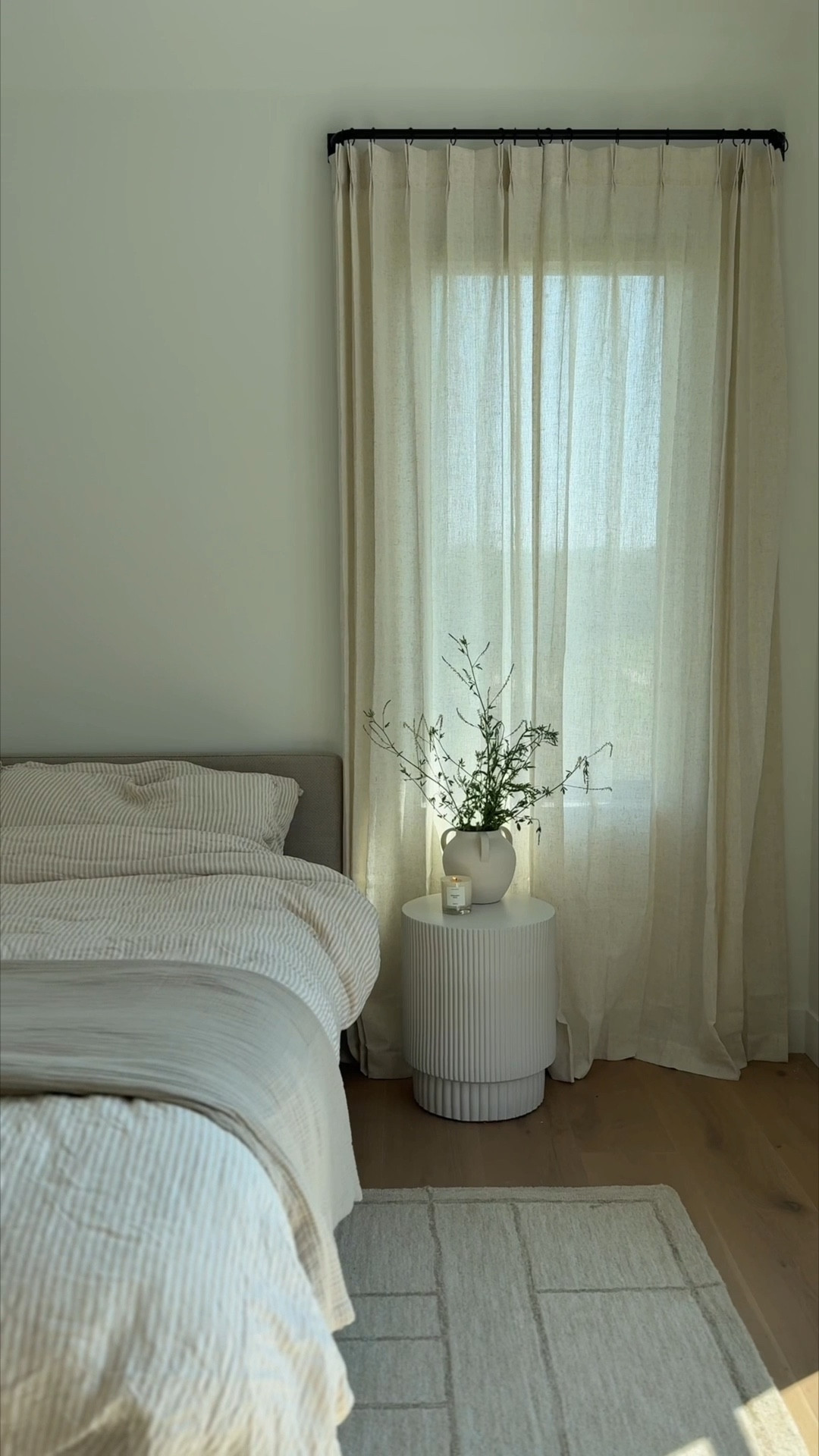 Flashback to when we added these linen curtains- they are from Amazon and really do transform the room! 

#LTKHome