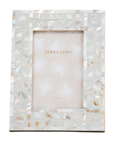 4x6 Mother Of Pearl Inlay Tabletop Photo Frame | TJ Maxx