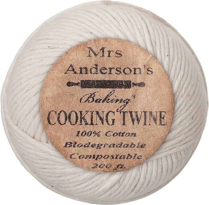 Mrs. Anderson’s Baking Cooking Twine, Made in America, All-Natural Cotton, 200-Feet | Amazon (US)
