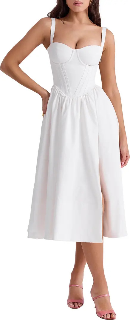 Kelly Corset Midi Sundress | Nordstrom