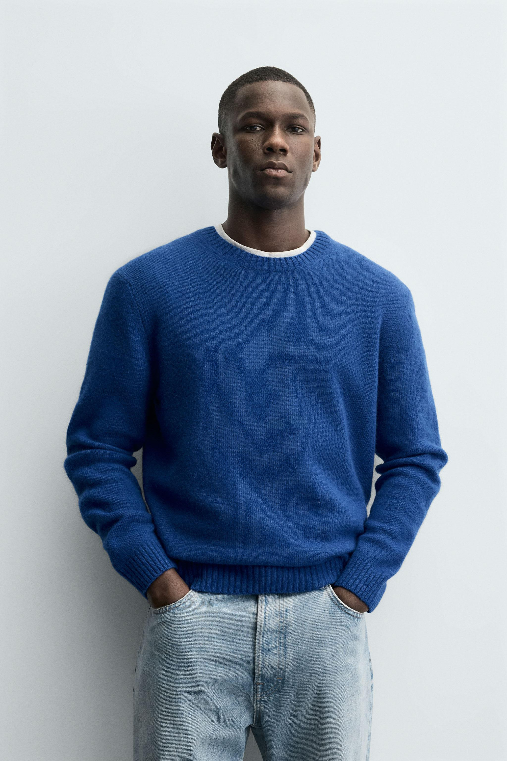 REGULAR FIT WOOL BLEND SWEATER | Zara US