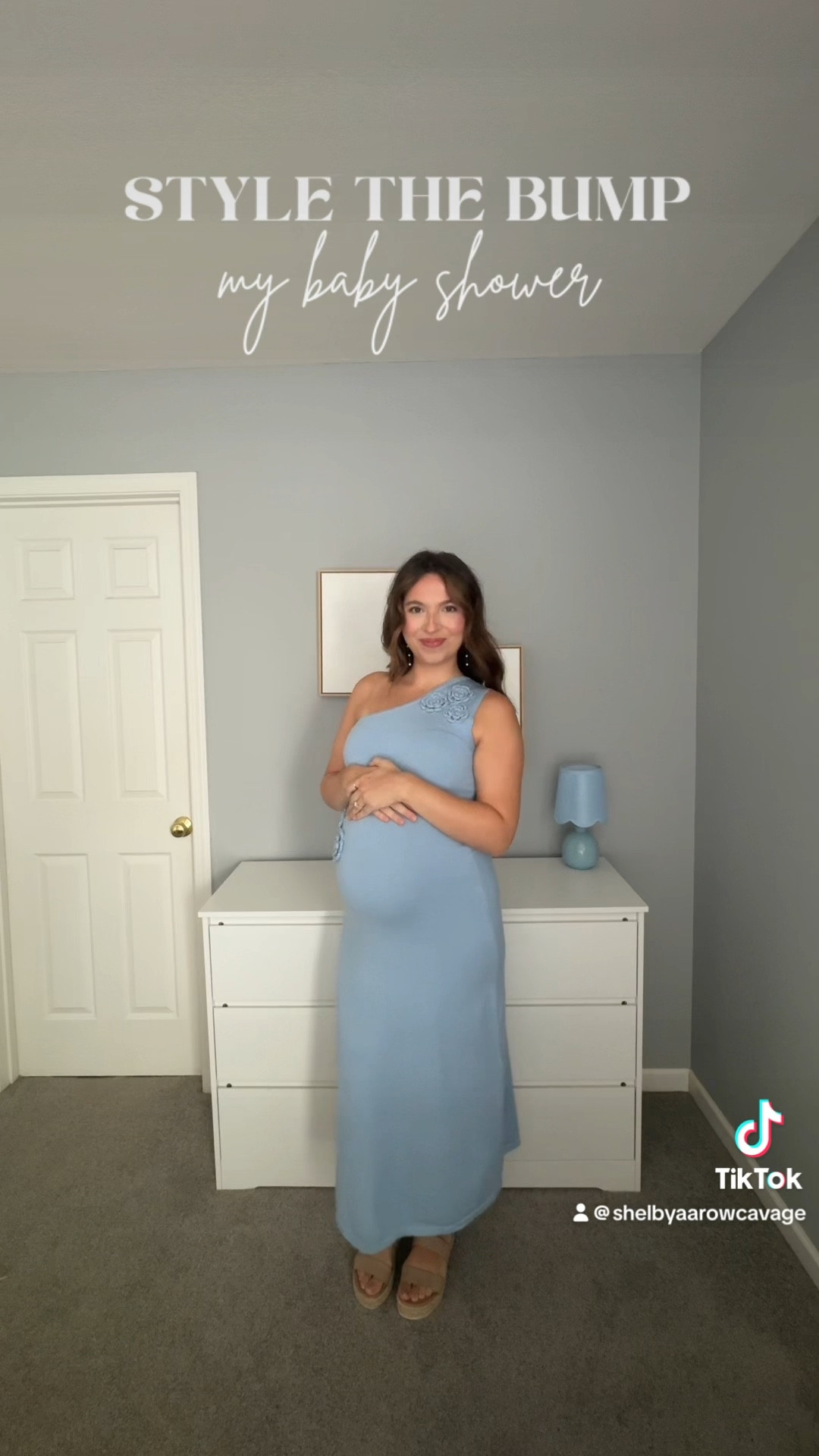 Perfect dress if you are having a baby boy! I wore this for my baby sprinkle in size Medium which is my true non-maternity size. 

#LTKStyleTip #LTKFindsUnder100 #LTKFindsUnder50