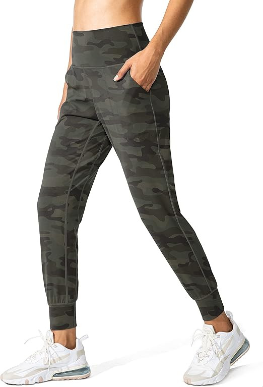 Amazon.com: G Gradual Women's Joggers High Waisted Yoga Pants with Pockets Loose Leggings for Wom... | Amazon (US)