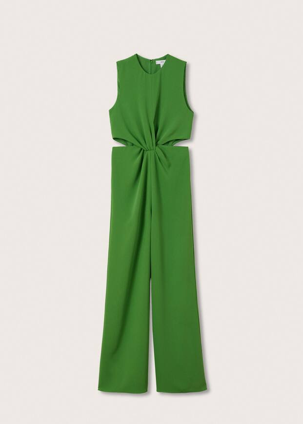 Knot cut out jumpsuit | MANGO (UK)