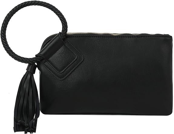 Womens Clutch Purse Wristlet Wallet Evening w/Hand Strap Casual Formal Vegan Leather - Metro Muse | Amazon (US)