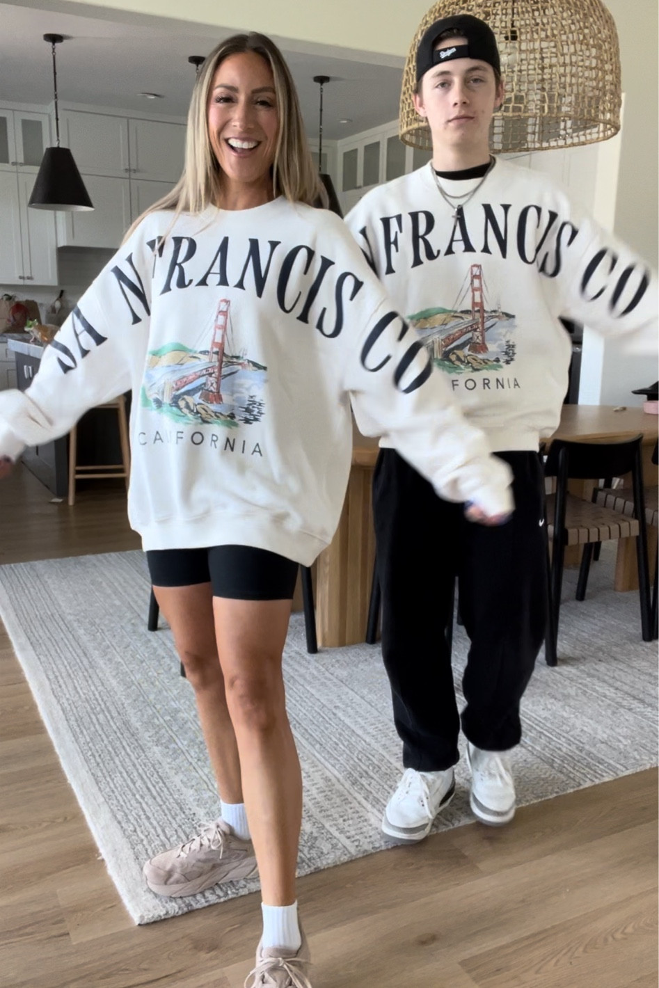 AFLTK to save 20% on Abercrombie on sale! I’m in the large, Apollo’s in medium. Super soft and cozy. My shorts fit great, don’t roll and aren’t too constricting. TTS 

#LTKSpringSale