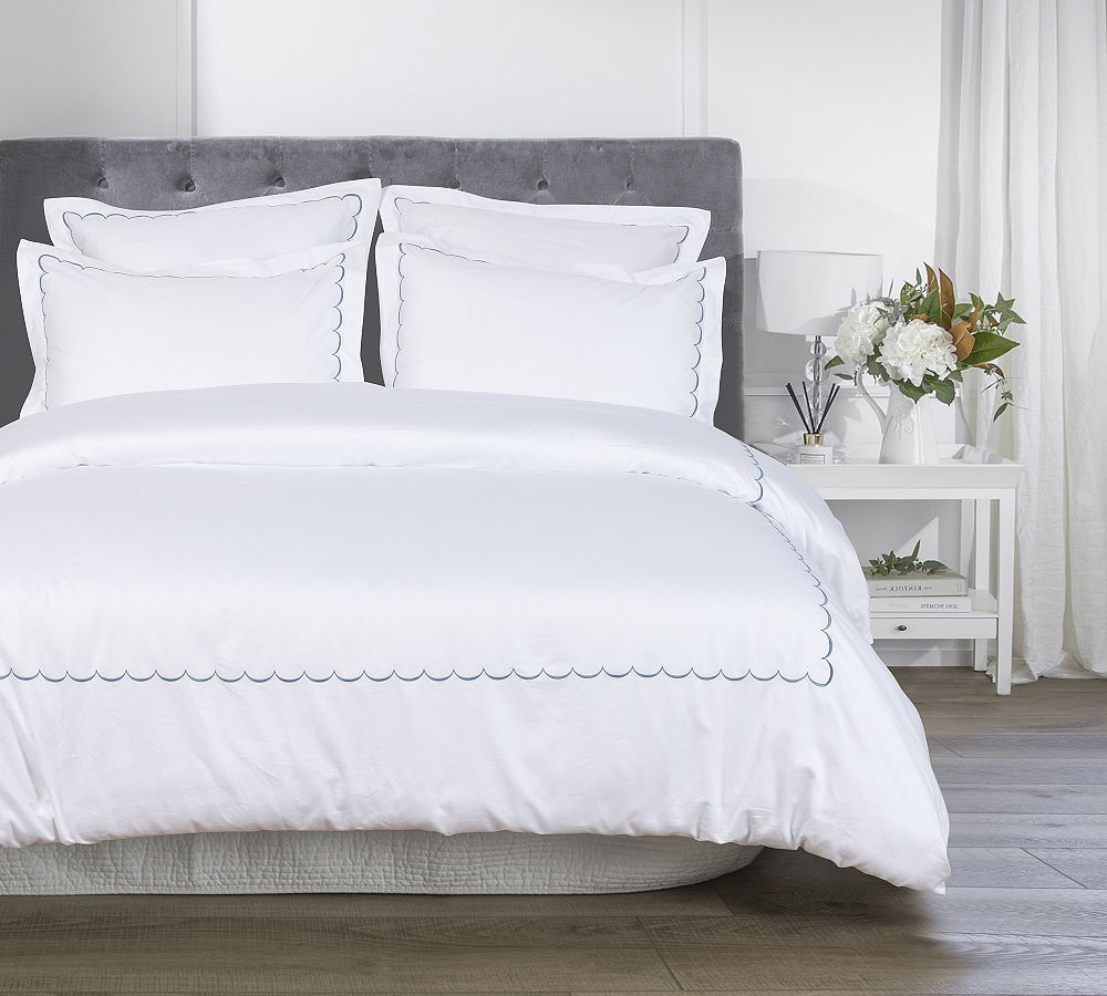 Sadee Embroidered Duvet Cover Set | Pottery Barn (US)