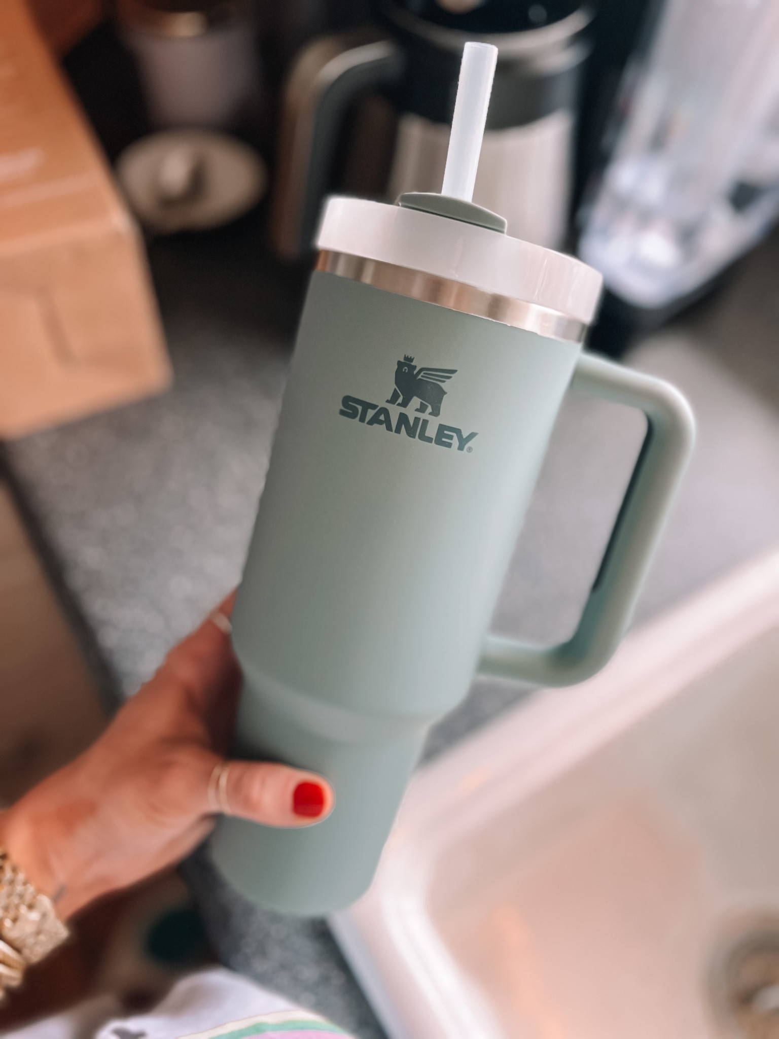 My new Stanley 40oz in the matte color “shale” 

#LTKFind #LTKstyletip #LTKunder100