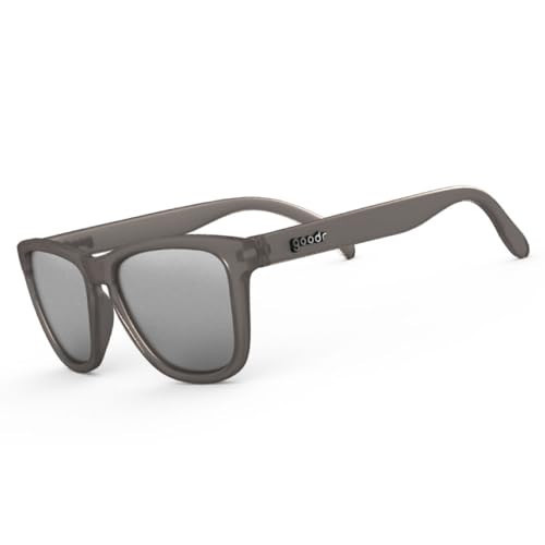 goodr Going to Valhalla...Witness! Polarized Sunglasses for Men & Women, Medium Sized (OG), Dark Gray Translucent Frames with Chrome Mirrored Reflective Lenses, UV400 Protection, No Slip | Amazon (US)