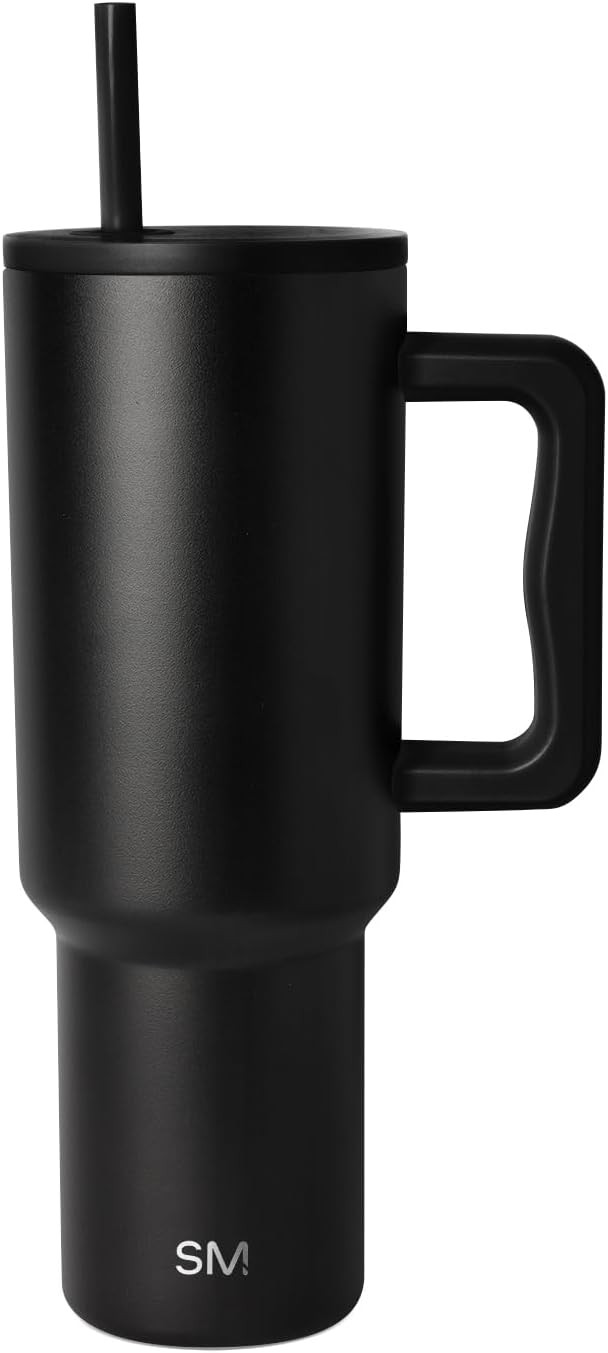 Simple Modern 40 oz Trek Tumbler with Handle and Straw Lid | Cup Holder Friendly Insulated Stainl... | Amazon (US)