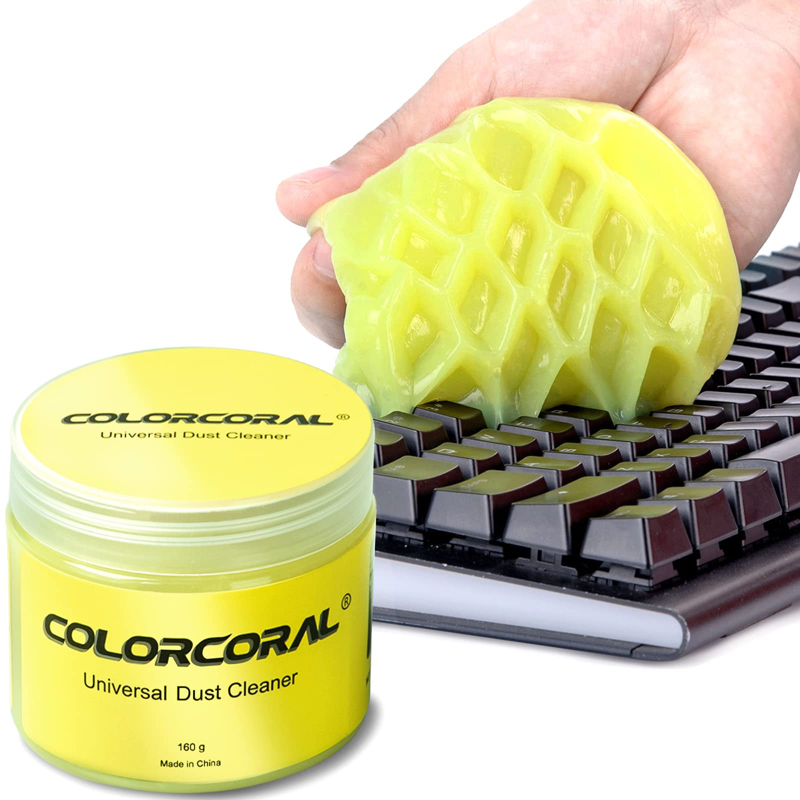 COLORCORAL Cleaning Gel Universal Dust Cleaner for PC Keyboard Car Detailing Office Electronics L... | Amazon (US)
