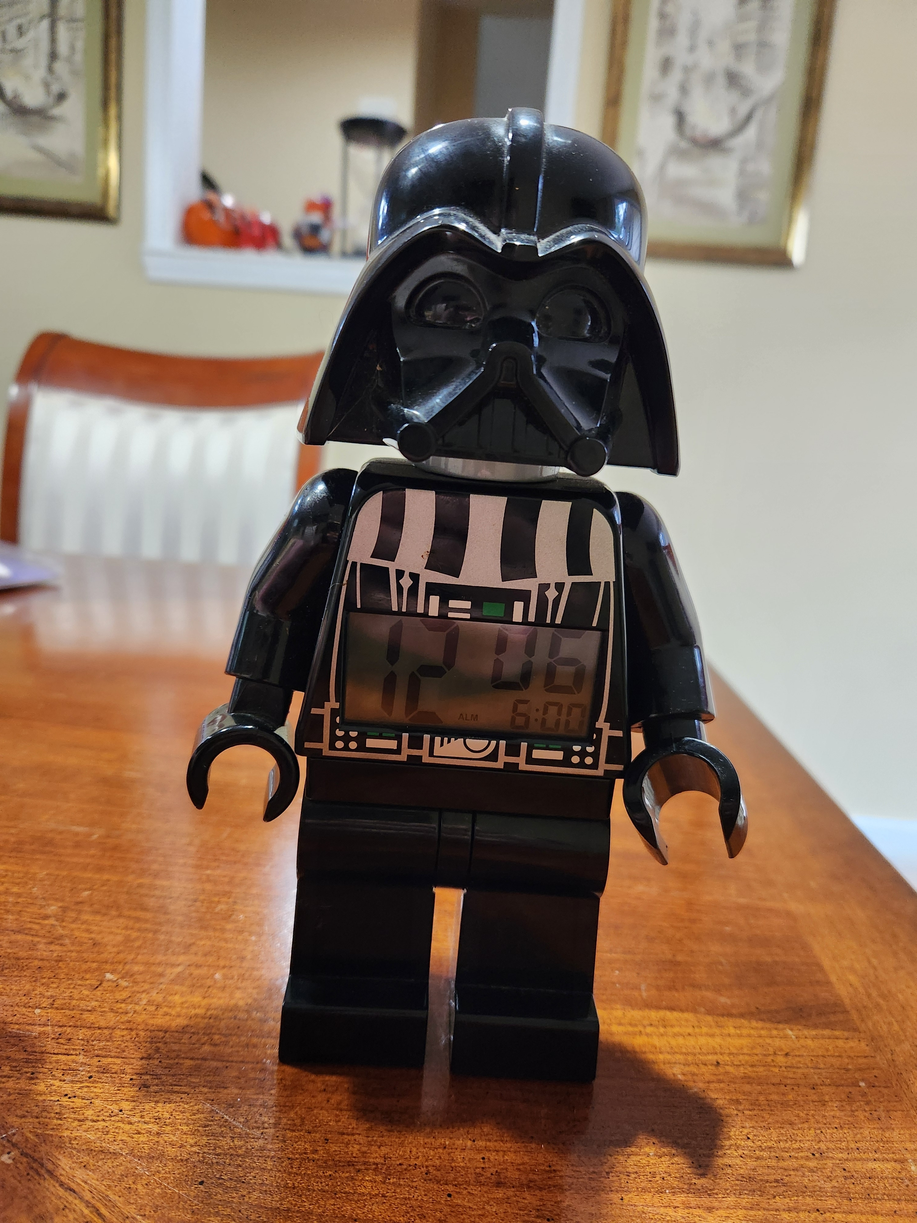LEGO Star Wars Darth Vader Minifigure Alarm Clock, LEGO minifigure digital alarm clock