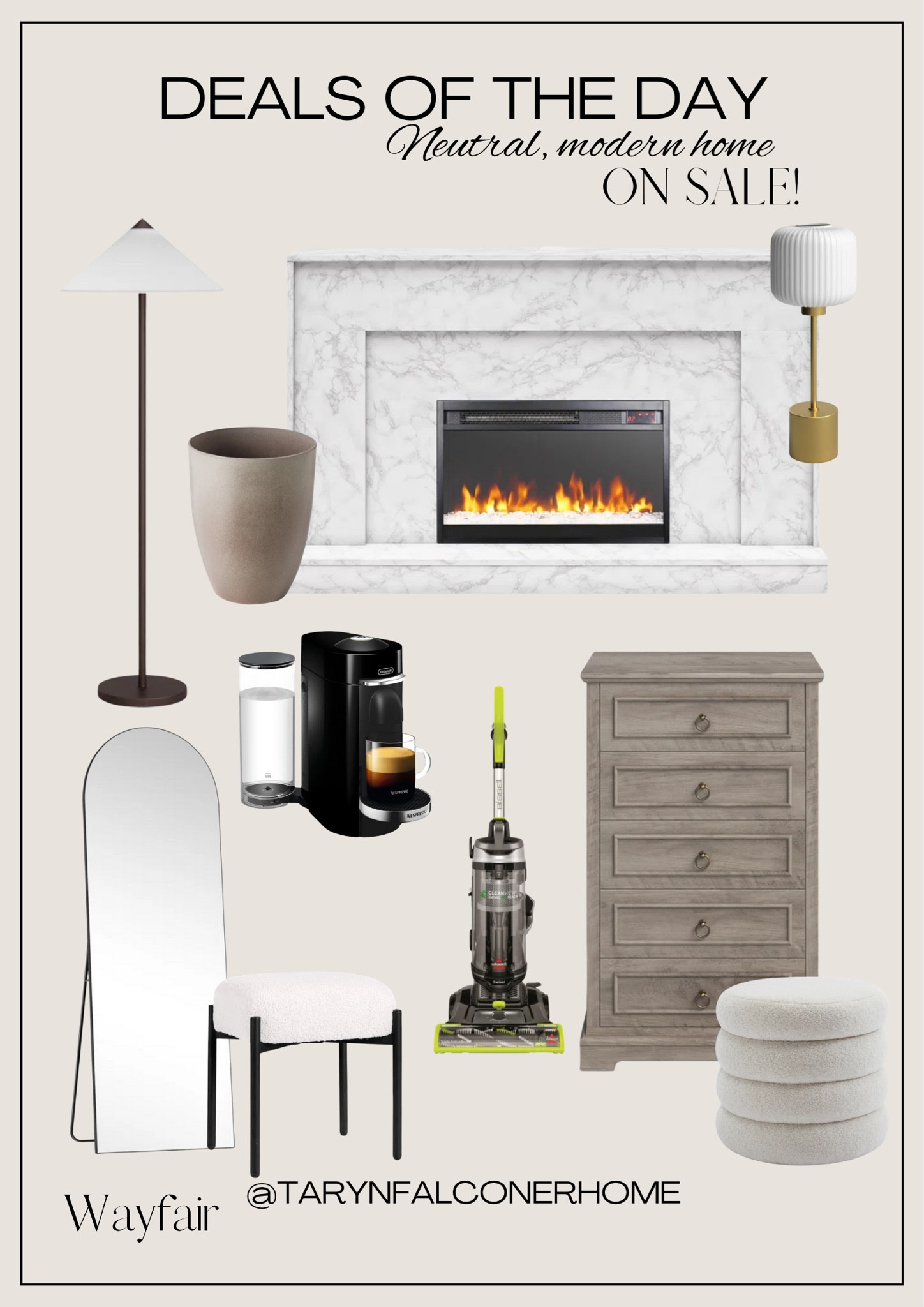DEALS OF THE DAY! All of these items are currently on sale🙌🏼

#sale #deals #homefinds #fireplace #lamp #mirror #dresser #espresso #vacuum #onsale #budgetfriendly 

#LTKHome #LTKSaleAlert