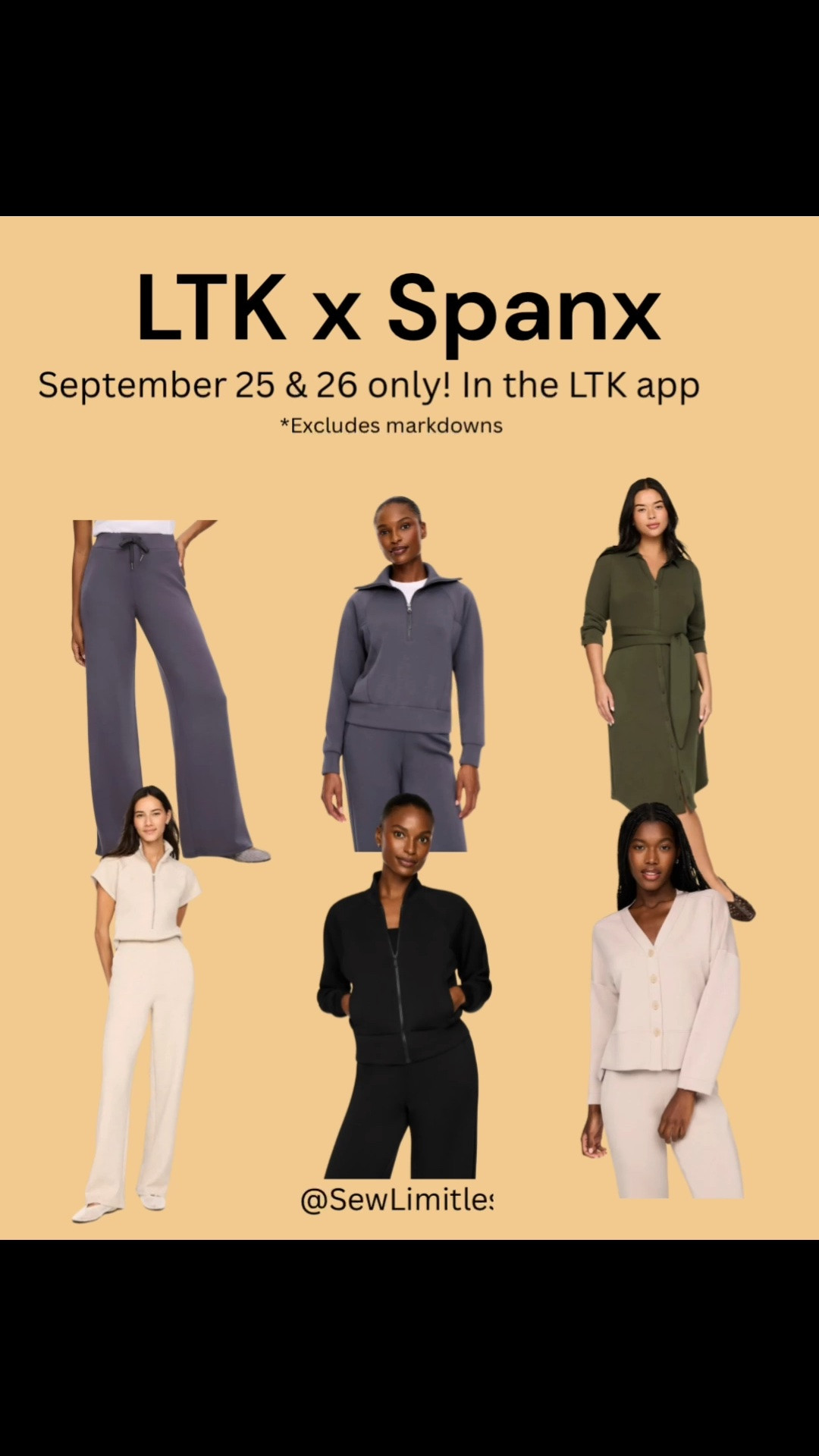 The LTK x Spanx sale starts today. Check out the LTK app for details. These items I’ve chosen are perfect for the cooler, cozy season we’re heading into 🍂They are also great for travel. #LTKxSpanx

#LTKActive #LTKOver40 #LTKSaleAlert