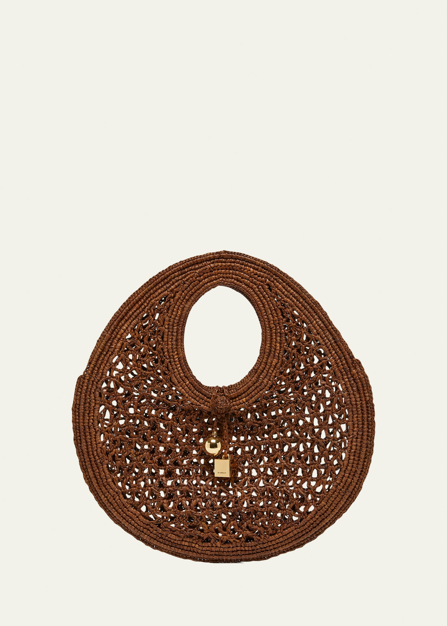 Jacquemus Le Petite Crochet Raffia Top-Handle Bag | Bergdorf Goodman