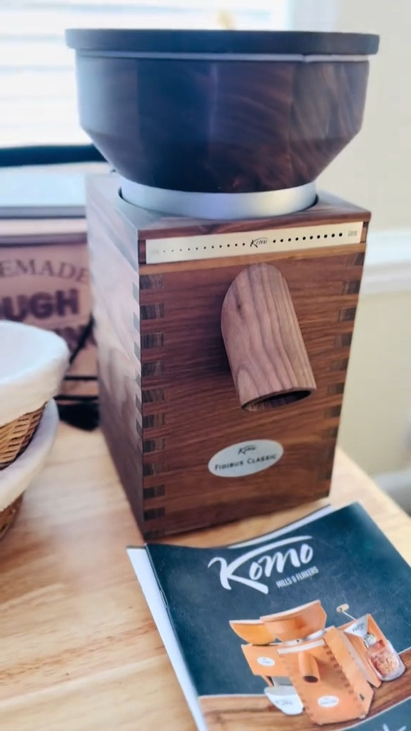 l ordered my Komo Grain Mill back in
November and the wait is now over need to find a source for my grain that trust and I will be able to mill my own flour🤗 The linked product is the same but different color, mine is walnut! (Another great Mother’s Day gift!!)🍞🍪🥖🥐🥨

#LTKhome #LTKSeasonal #LTKGiftGuide