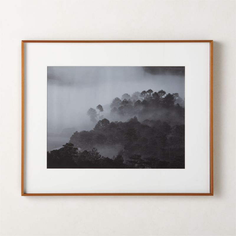 Gallery Brass Picture Frame with White Mat 18"x24" + Reviews | CB2 | CB2