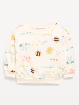 Printed Crew-Neck Sweatshirt for Baby | Old Navy (US)