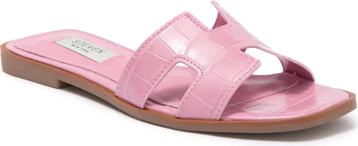 Harlien Croc Embossed Slide Sandal | Nordstrom Rack