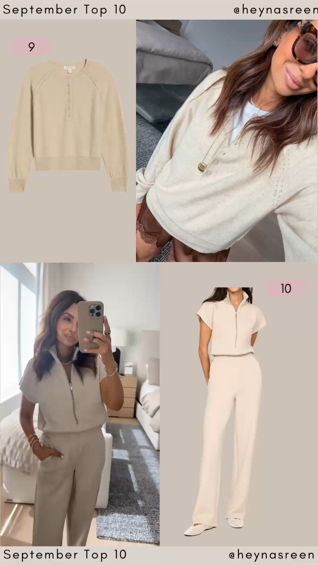 September Top 10:
#9: Treasure & Bond sweater
#10: Spanx jumpsuit