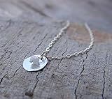 Raw Diamond Necklace, Sterling Silver Necklace, Sterling Silver Necklace, Dainty Silver Necklace, Ro | Amazon (US)