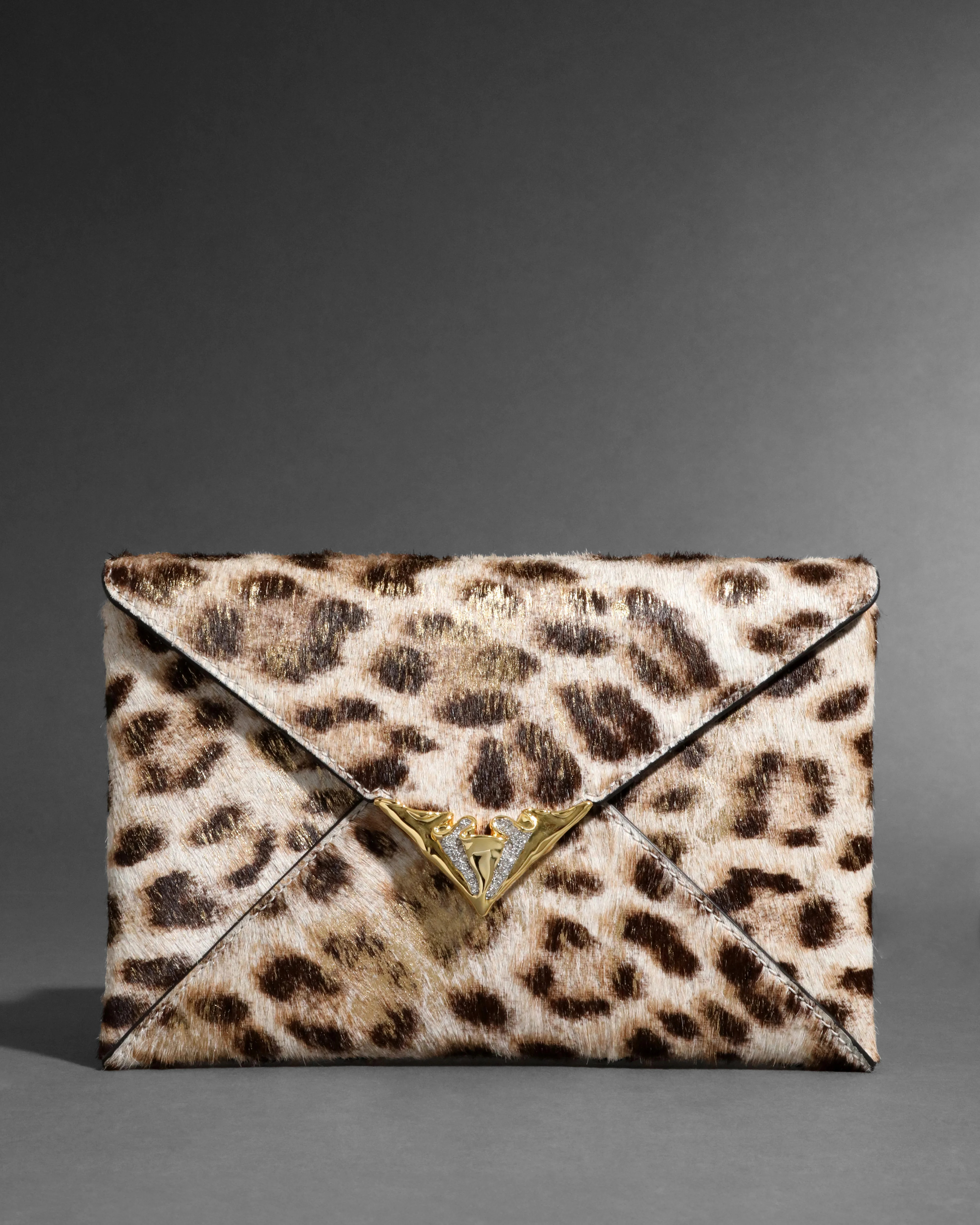Envelope Clutch- Metallic Leopard | Alexis Bittar