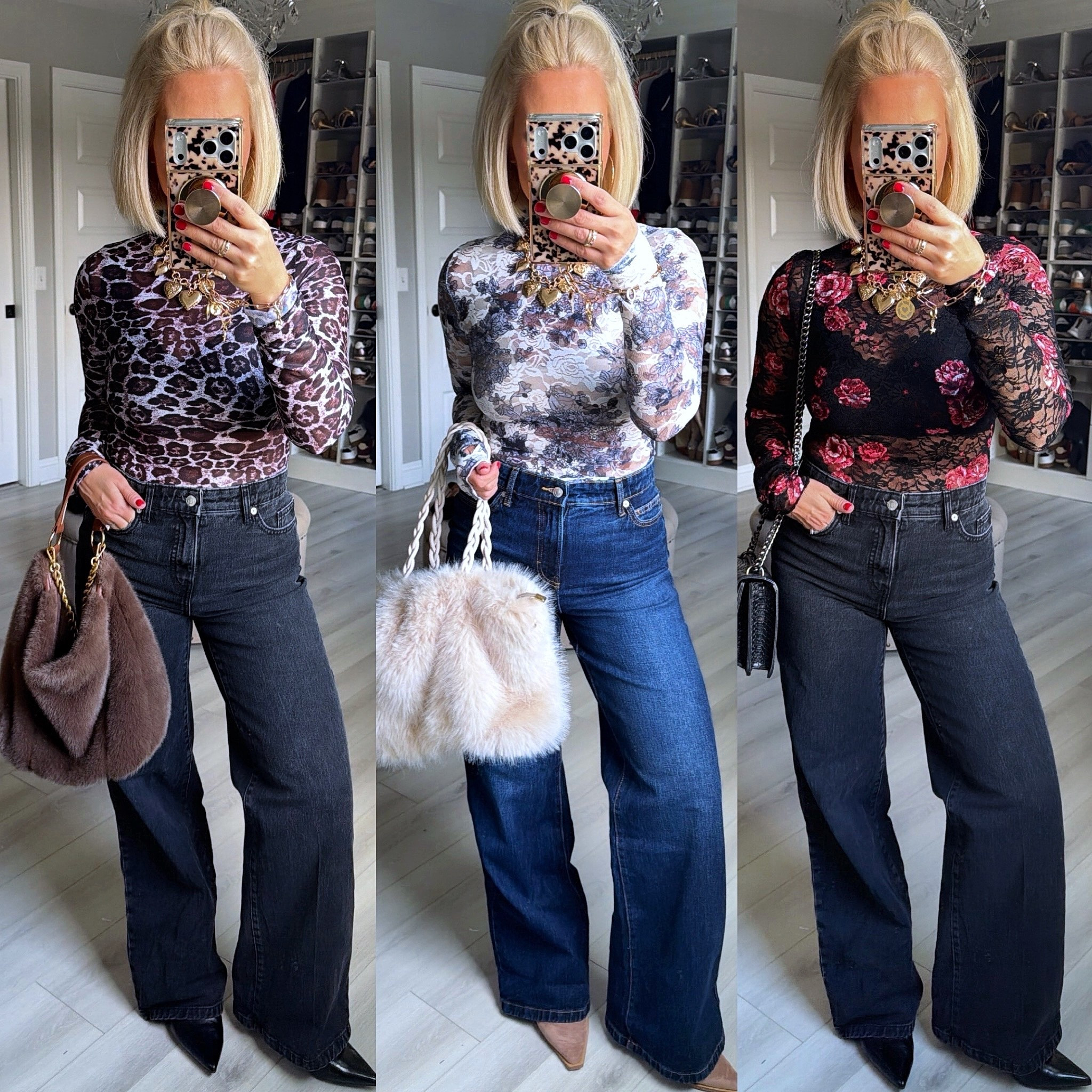 These mesh and lace tops are back and on sale!!! So cute by themselves or layered too!!!!
⬇️⬇️⬇️
Tops size small
Jeans sized down to a 2 (run very big)

#LTKSaleAlert #LTKFindsUnder50 #LTKFindsUnder100