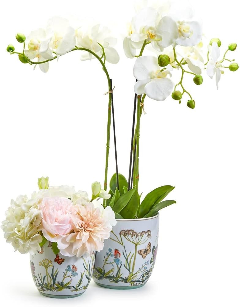 Two's Company Butterfly Garden Set of 2 Cachepots/Planters | Amazon (US)