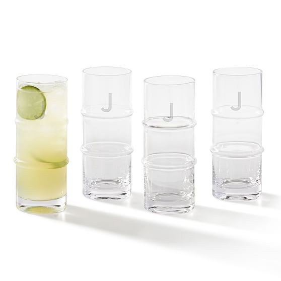 Bamboo Glasses, Set of 4 | Mark and Graham | Mark and Graham