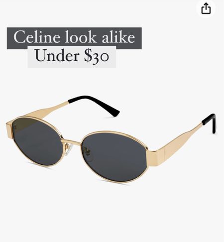Celine sunglasses look alike, look for less, designer inspired, Amazon fashion finds

#LTKsalealert #LTKGiftGuide #LTKfindsunder50