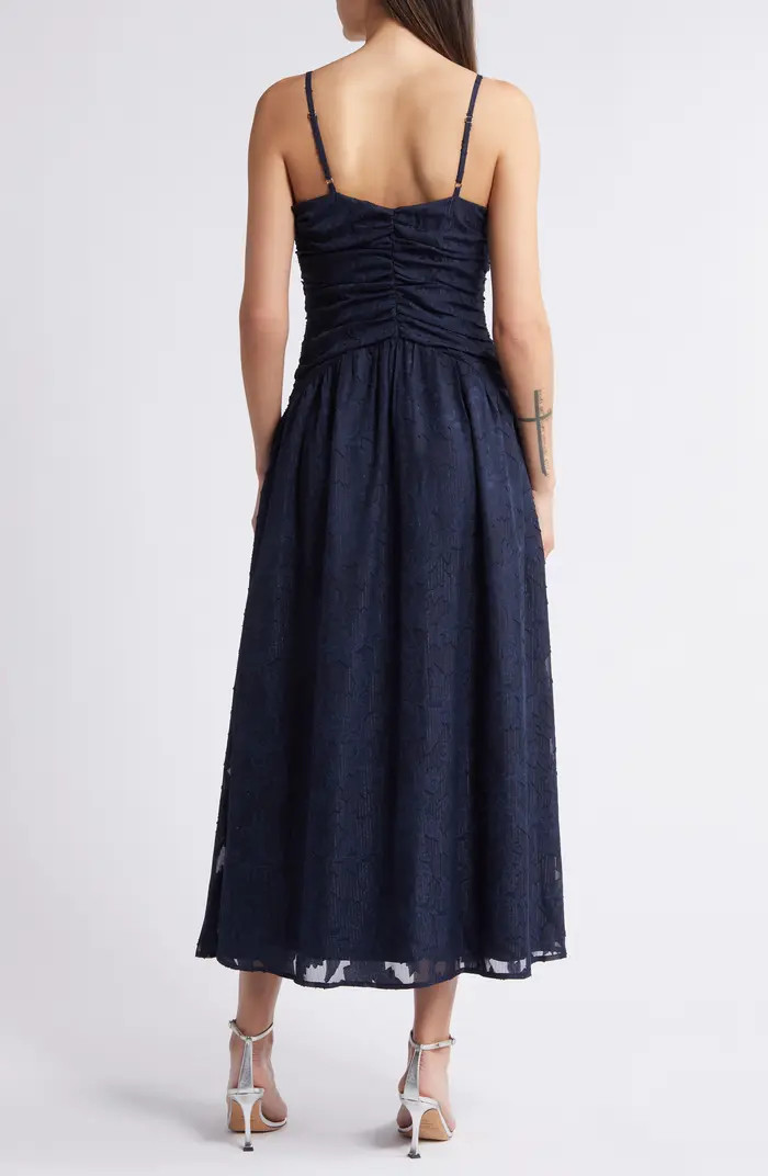 Lost + Wander Celestial Glow Metallic Stripe Dress | Nordstrom | Nordstrom